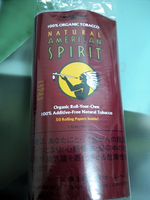 ナチュラルアメリカンスピリットオーガニック Natural American Spirit Organic を吸ってみた感想 レビュー 手巻きタバコ を楽しむ